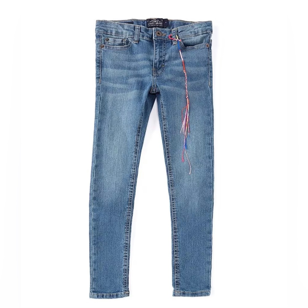 EUC Girl’s Size Medium (10-12 Yrs) Lucky Brand Zoe Skinny 5-pocket Stretch Jeans